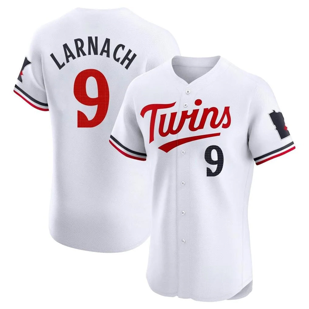 Choea M.Twins #9 Trevor Larnach Player White Home Limited Elite Stitched Jerseys