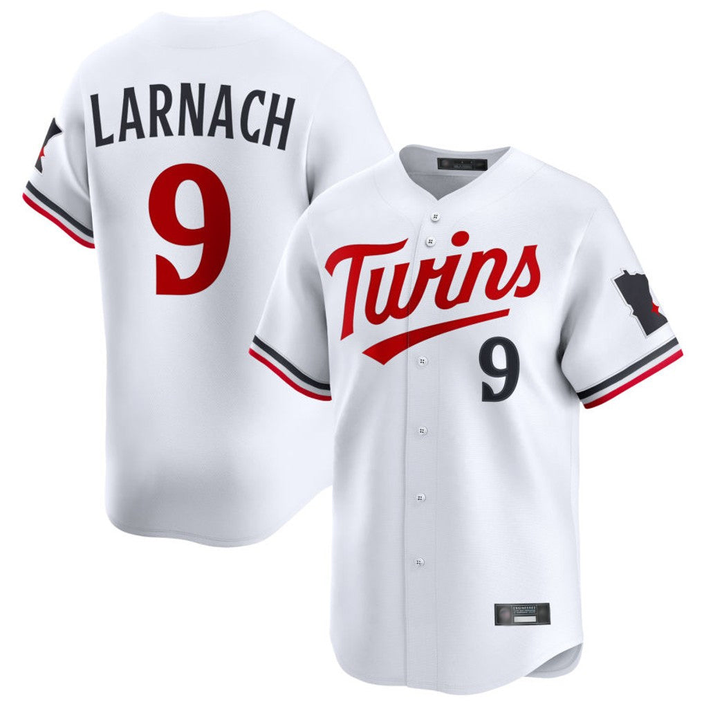 Choea M.Twins #9 Trevor Larnach Player White Home Limited Stitched Jerseys