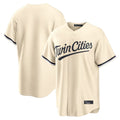 Choea Minnesota Twins Blank Player Cream Game Limited Home Stitched Jerseys