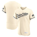 Choea Minnesota Twins Blank Player Cream Home Limited Elite Stitched Jerseys