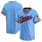 Choea Minnesota Twins Blank Player Light Blue Throwback Cooperstown Collection Limited T-shirt Stitched Jerseys