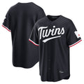 Choea Minnesota Twins Blank Player Navy Home Game Stitched Jerseys