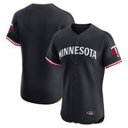Choea Minnesota Twins Blank Player Navy Home Limited Elite Stitched Jerseys