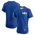 Choea Minnesota Twins Blank Player Royal City Connect Limited Elite Home Stitched Jerseys