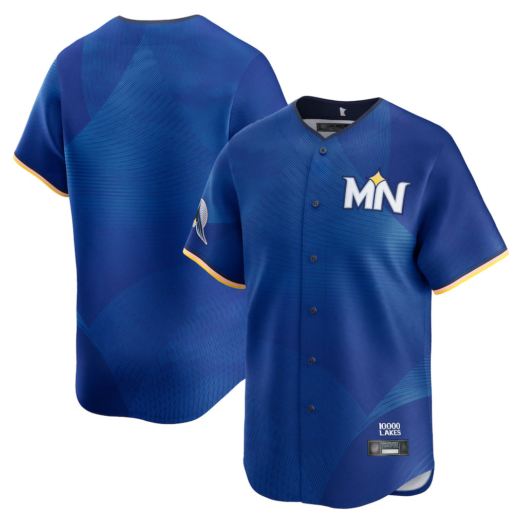 Choea Minnesota Twins Blank Player Royal City Connect Limited Home Stitched Jerseys