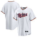 Choea Minnesota Twins Blank Player White Game Home Stitched Jerseys