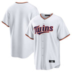 Choea Minnesota Twins Blank Player White Game Home Stitched Jerseys