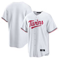 Choea Minnesota Twins Blank Player White Home Game Stitched Jerseys