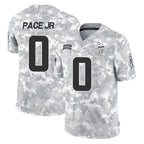 Choea MN.Vikings #0 Ivan Pace Jr. Player Arctic Camo Salute To Service Limited Game Stitched Jerseys