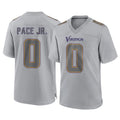 Choea MN.Vikings #0 Ivan Pace Jr. Player Gray Atmosphere Fashion Home Game Stitched Jerseys