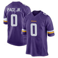 Choea MN.Vikings #0 Ivan Pace Jr. Player Purple Home Game Stitched Jerseys