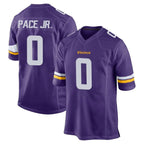 Choea MN.Vikings #0 Ivan Pace Jr. Player Purple Home Game Stitched Jerseys