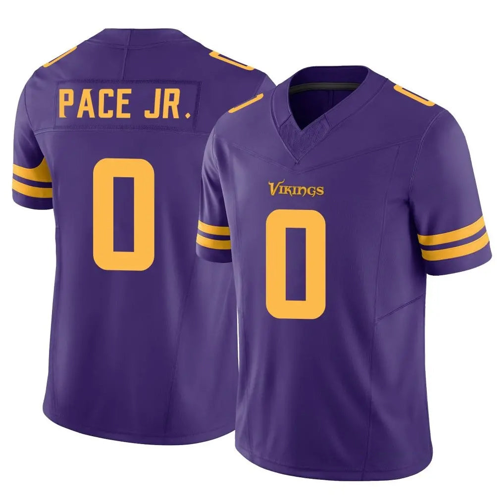 Choea MN.Vikings #0 Ivan Pace Jr. Player Purple Limited Alternate Vapor F.U.S.E. Home Game Stitched Jerseys