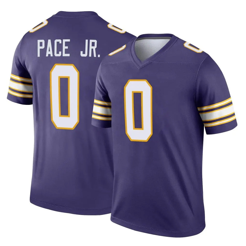 Choea MN.Vikings #0 Ivan Pace Jr. Player Purple Limited Classic Home Game Stitched Jerseys
