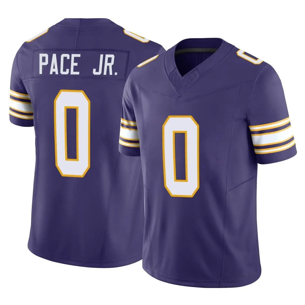 Choea MN.Vikings #0 Ivan Pace Jr. Player Purple Limited Classic Vapor F.U.S.E. Home Game Stitched Jerseys
