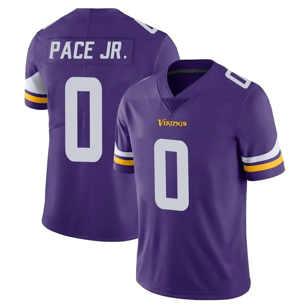 Choea MN.Vikings #0 Ivan Pace Jr. Player Purple Limited Vapor Untouchable Home Game Stitched Jerseys
