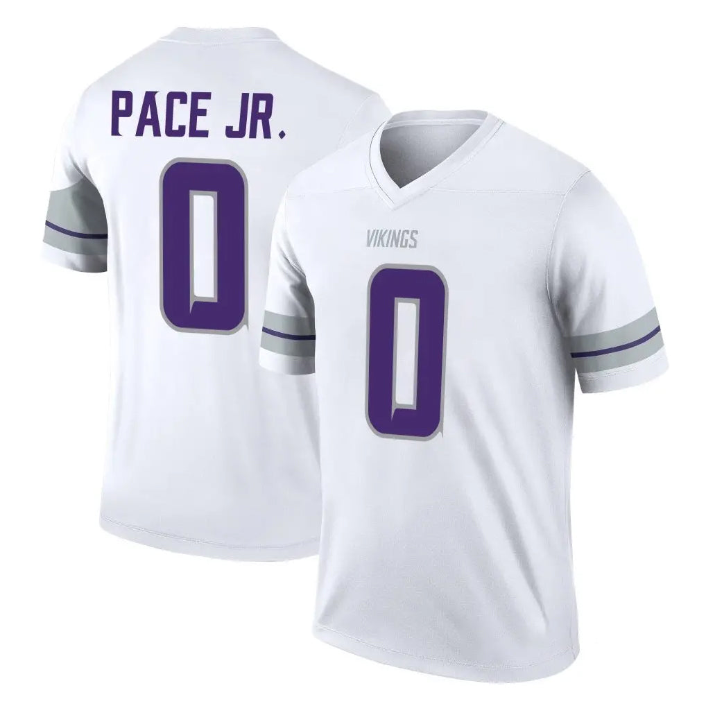 Choea MN.Vikings #0 Ivan Pace Jr. Player White Alternate Legend Home Game Stitched Jerseys