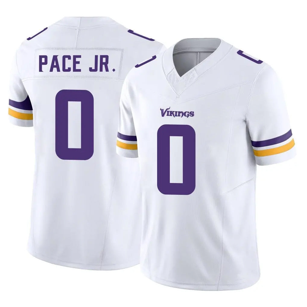 Choea MN.Vikings #0 Ivan Pace Jr. Player White Limited Vapor F.U.S.E. Home Game Stitched Jerseys