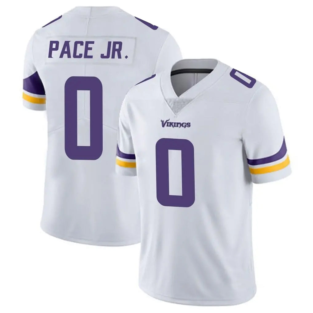 Choea MN.Vikings #0 Ivan Pace Jr. Player White Limited Vapor Untouchable Home Game Stitched Jerseys