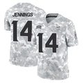 Choea MN.Vikings #14 Jauan Jennings Player Arctic Camo Salute To Service Limited Game Stitched Jerseys
