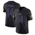 Choea MN.Vikings #14 Jauan Jennings Player Black Impact LImited Home Game Stitched Jerseys