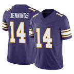 Choea MN.Vikings #14 Jauan Jennings Player Purple Limited Classic Vapor F.U.S.E. Home Game Stitched Jerseys