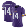 Choea MN.Vikings #14 Jauan Jennings Player Purple Limited Vapor Untouchable Home Game Stitched Jerseys