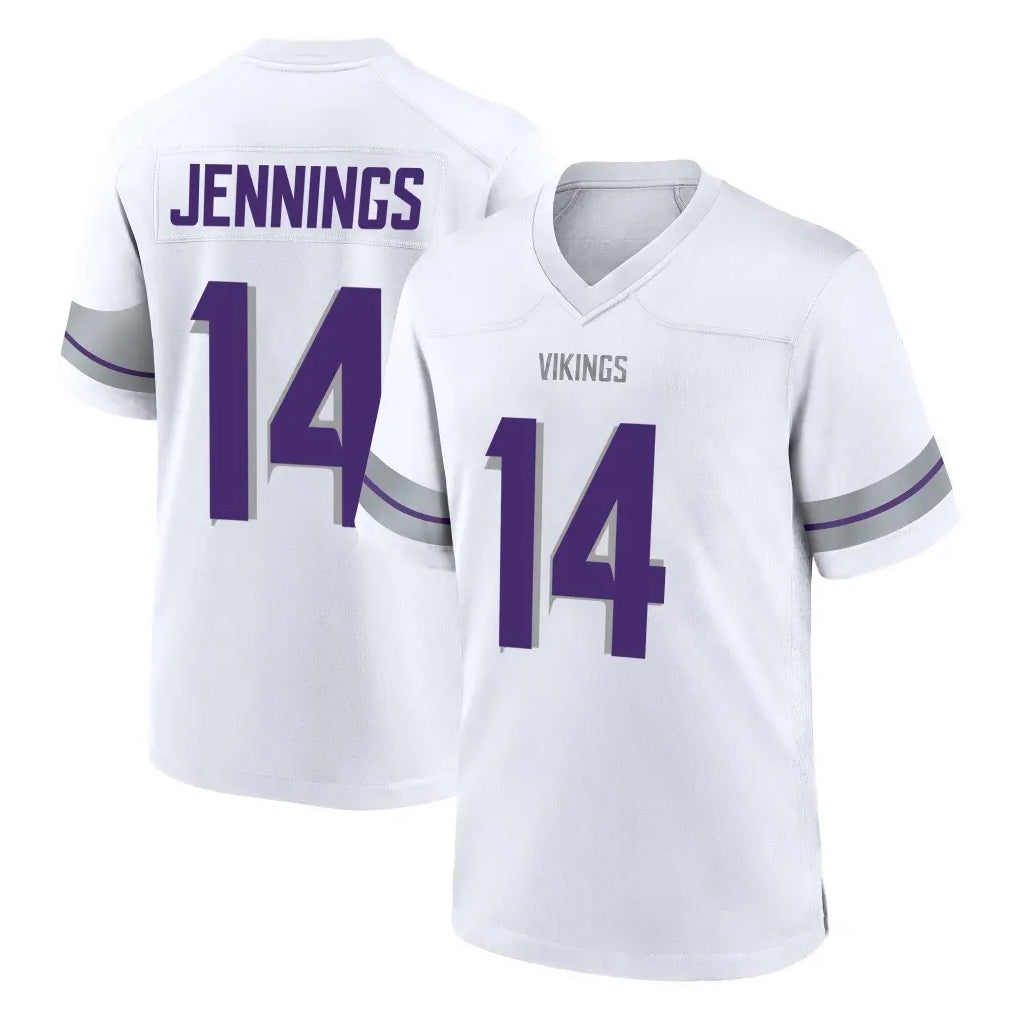 Choea MN.Vikings #14 Jauan Jennings Player White Alternate Home Game Stitched Jerseys