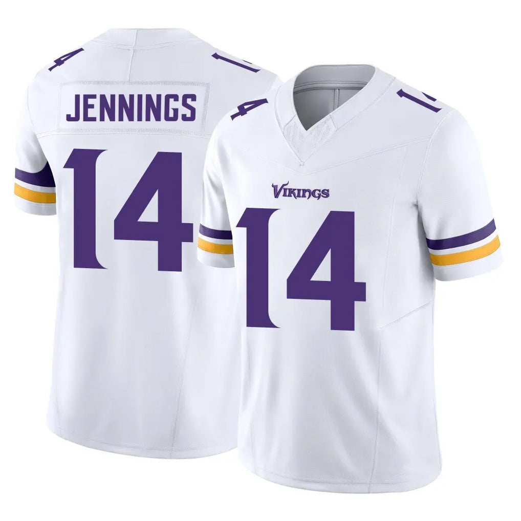 Choea MN.Vikings #14 Jauan Jennings Player White Limited Vapor F.U.S.E. Home Game Stitched Jerseys