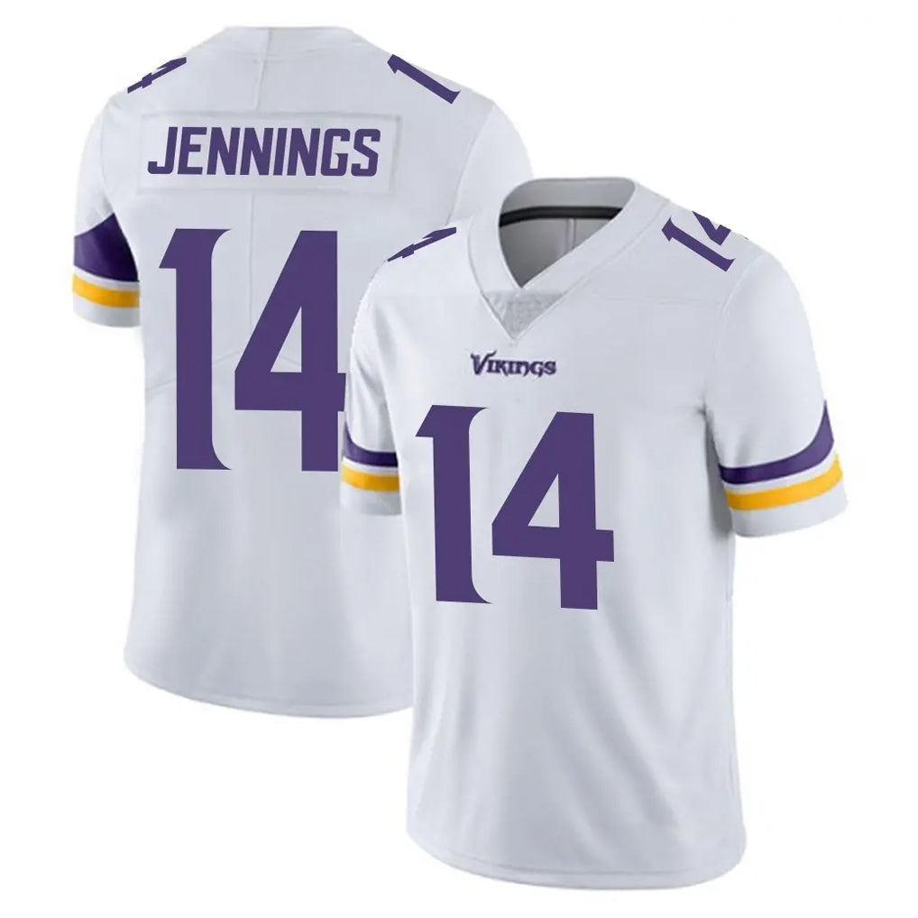 Choea MN.Vikings #14 Jauan Jennings Player White Limited Vapor Untouchable Home Game Stitched Jerseys