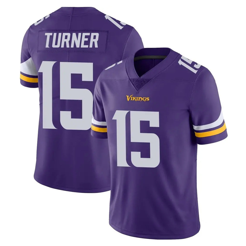 Choea MN.Vikings #15 Dallas Turner Player Purple Limited Vapor Untouchable Home Game Stitched Jerseys