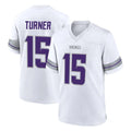 Choea MN.Vikings #15 Dallas Turner Player White Alternate Home Game Stitched Jerseys