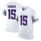 Choea MN.Vikings #15 Dallas Turner Player White Alternate Legend Home Game Stitched Jerseys