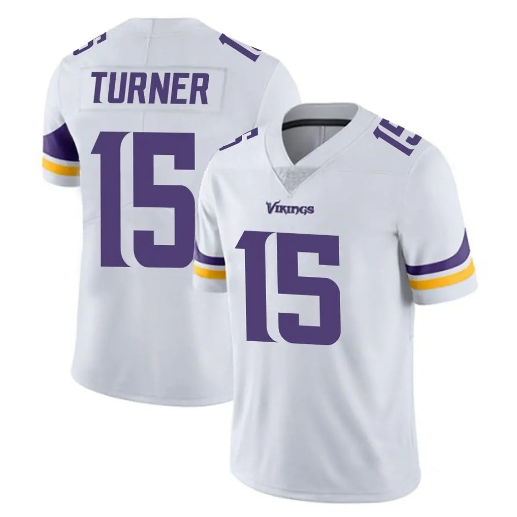 Choea MN.Vikings #15 Dallas Turner Player White Limited Vapor Untouchable Home Game Stitched Jerseys