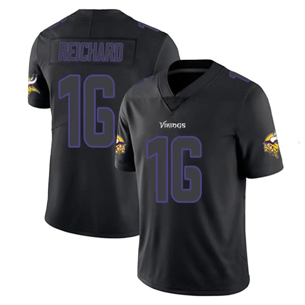 Choea MN.Vikings #16 Will Reichard Player Black Impact LImited Home Game Stitched Jerseys