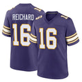Choea MN.Vikings #16 Will Reichard Player Purple Classic Home Game Stitched Jerseys