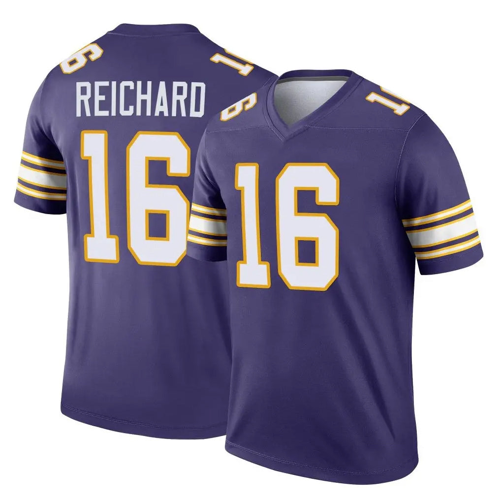 Choea MN.Vikings #16 Will Reichard Player Purple Limited Classic Home Game Stitched Jerseys