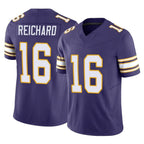 Choea MN.Vikings #16 Will Reichard Player Purple Limited Classic Vapor F.U.S.E. Home Game Stitched Jerseys