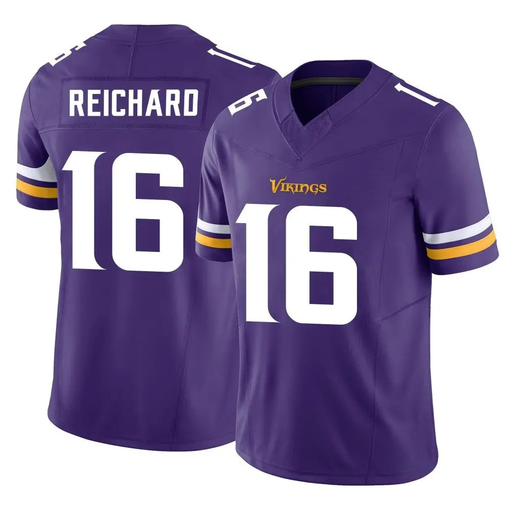 Choea MN.Vikings #16 Will Reichard Player Purple Limited Vapor F.U.S.E. Home Game Stitched Jerseys