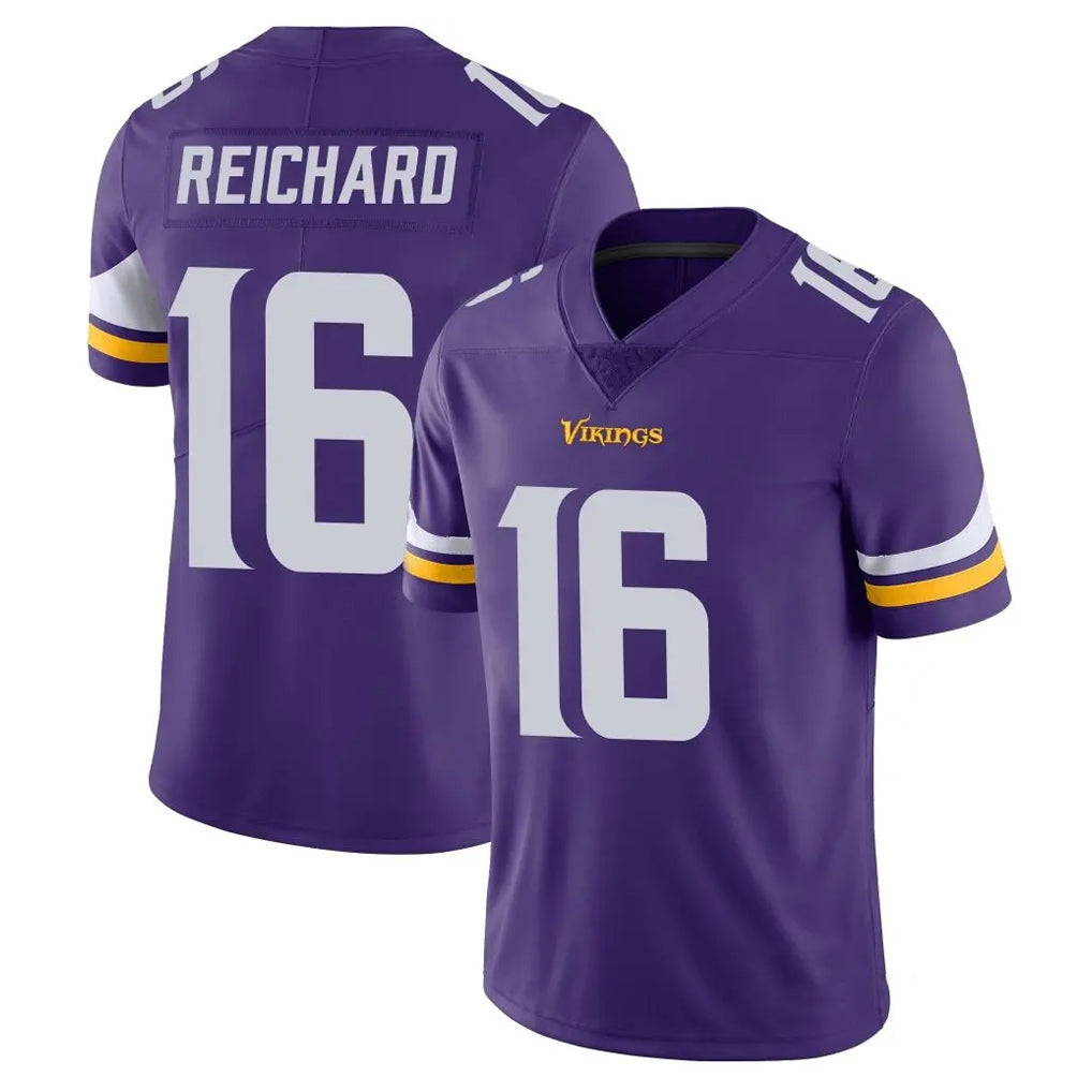 Choea MN.Vikings #16 Will Reichard Player Purple Limited Vapor Untouchable Home Game Stitched Jerseys