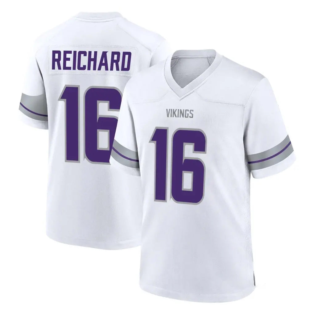 Choea MN.Vikings #16 Will Reichard Player White Alternate Home Game Stitched Jerseys