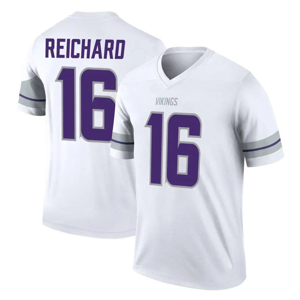 Choea MN.Vikings #16 Will Reichard Player White Alternate Legend Home Game Stitched Jerseys