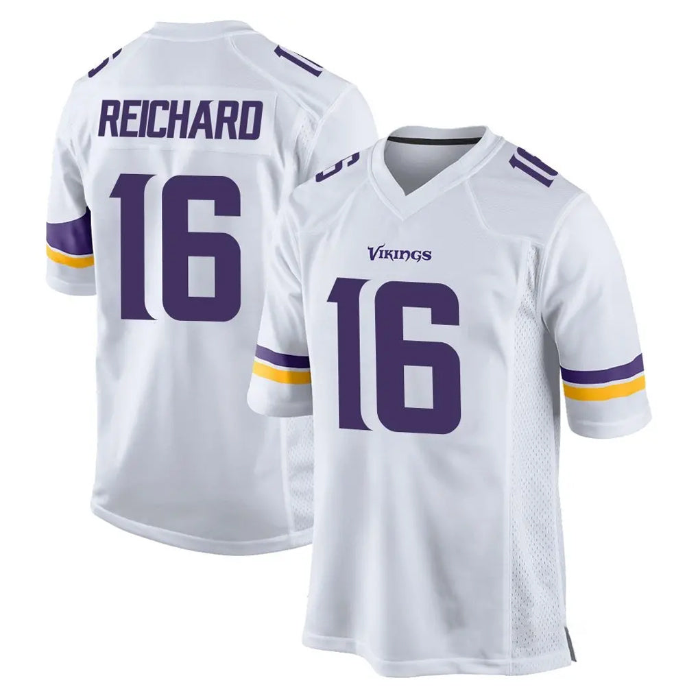 Choea MN.Vikings #16 Will Reichard Player White Home Game Stitched Jerseys