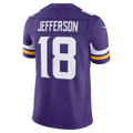 Choea MN.Vikings #18 Justin Jefferson Purple Team Vapor F.U.S.E. Stitched Limited Jerseys