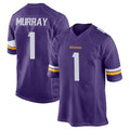 Choea MN.Vikings #1 Kyler Murray Player Purple Home Game Stitched Jerseys