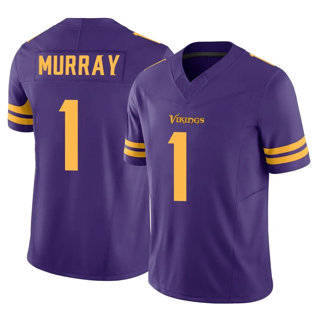 Choea MN.Vikings #1 Kyler Murray Player Purple Limited Alternate Vapor F.U.S.E. Home Game Stitched Jerseys