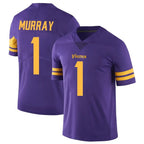 Choea MN.Vikings #1 Kyler Murray Player Purple Limited Color Rush Home Game Stitched Jerseys