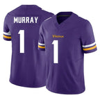 Choea MN.Vikings #1 Kyler Murray Player Purple Limited Vapor F.U.S.E. Home Game Stitched Jerseys