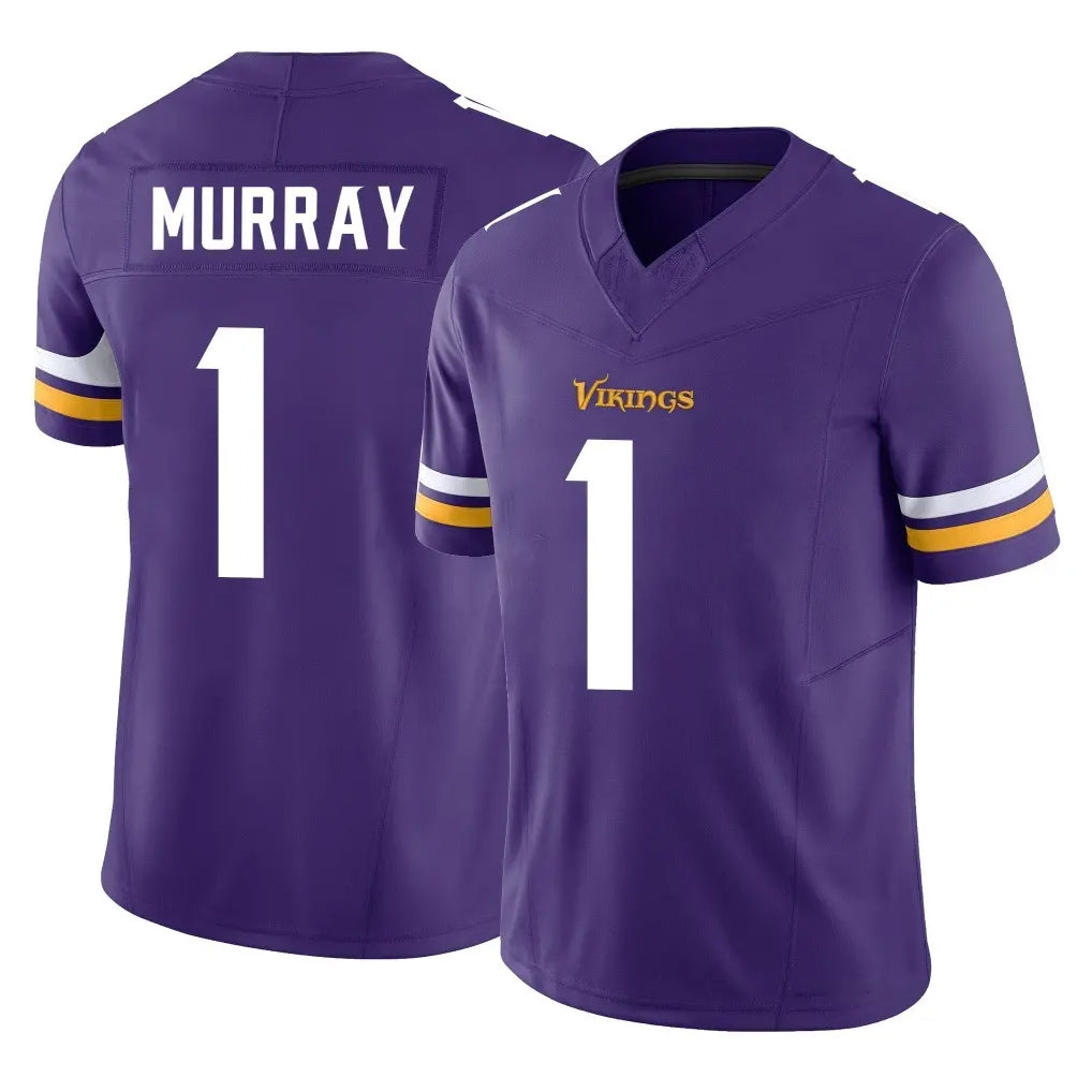 Choea MN.Vikings #1 Kyler Murray Player Purple Limited Vapor F.U.S.E. Home Game Stitched Jerseys