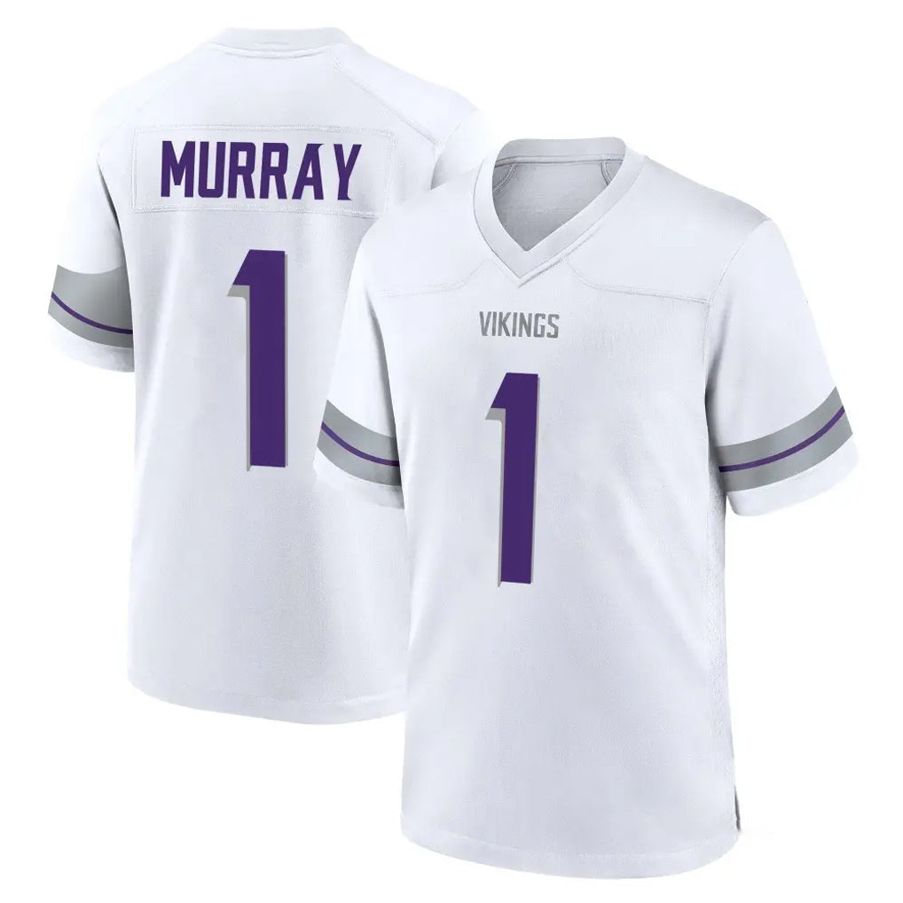 Choea MN.Vikings #1 Kyler Murray Player White Alternate Home Game Stitched Jerseys